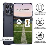 Celular Motorola 256GB 8GB Edge 70 Fusion 6.8"" Azul