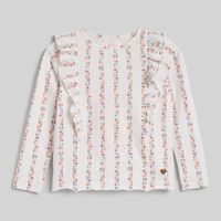 Polo Manga Larga Para Niña Folk Bobos Circus