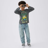 Polo Para Niño Manga Larga Minions