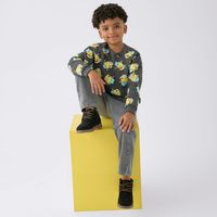 Polera Para Niño Full Print Franela Minions