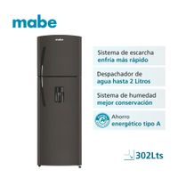 Refrigeradora Mabe RMC320FAPG Cycle 2p 320l