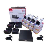 Kit 8 Cámaras Tubulares Smart Light 2Mp Dahua
