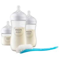 Set AVENT Mix 3 Biberones Natural + Cepillo