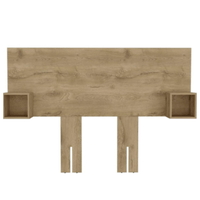 Cabecera c/n Estante Ilaria Cama 2Plz Sahara - Muebles Bonno