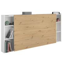 Cabecera c/n Estante Giani 2 Plz Bicolor - Muebles Bonno