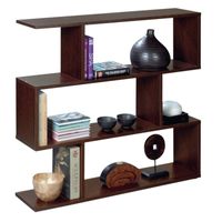 LIBRERO ESTANTE BENEDETTO COLOR WENGUE MUEBLES BONNO