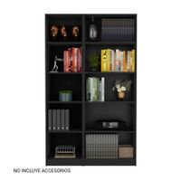Combo Modular: 2 Estantes 10 Niveles Home Wengué