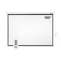Ecran Eléctrico de Pared Pantalla para Proyector 100 Pulgadas Retráctil