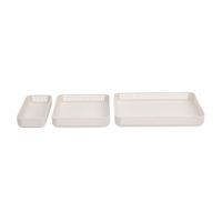 Set Canastillas Organizador de baño 3 piezas