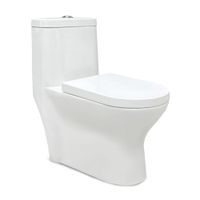 Inodoro One Piece Trebol Livenza Blanco Pd As Sd Doble Pulsador 3.7L