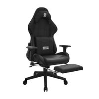 Silla Gamer Titan con Reposapiés Negro Bonno