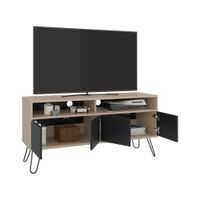Mesa para TV 55"" 4 Puertas Vassel Cartagena y Wengue