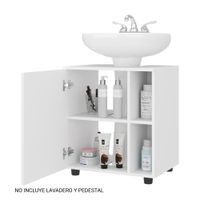 Mueble Lavamanos 1 Puerta Pascuale Blanco Tuhome