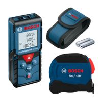 Medidor Láser Bosch Glm 40 + Cinta Métrica 5m