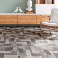 Piso Cerámico Maderado Requena Gris 60x60cm 1.80m2 Celima - Calidad Comercial