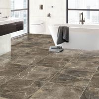 Piso Cerámico Marmolizado Regent Brown Marrón 46x46cm 2.32m2