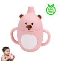 Vaso de Silicona Anti Derrame Cerdito Rosado Para Bebe Baby Froggie