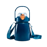 Botella Térmica de Acero Inoxidable Azul Marino 800ml
