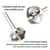 Batidora y Licuadora de Inmersión Raf 4 en 1 - R.368B Negro