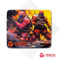 Mousepad Teros TE-3019S Diseño Impreso 32 x 27 cm