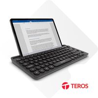 Teclado Inalámbrico Teros TE-4064N Bluetooth 2.4 GHz Negro