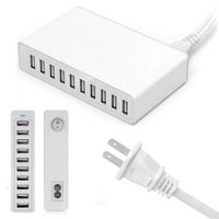 Cargador 10 Puertos Usb 60w Carga Rápida Xbx09l Usb 2.4a