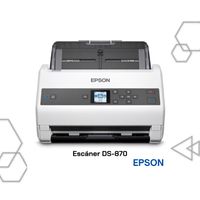 Escáner Epson DS-870 Dúplex 65 ppm ADF 100 hojas