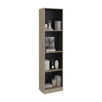 Estante 5 Niveles Home-E2 Cartagena/Wengue 180.6x45x29.9cm Tuhome