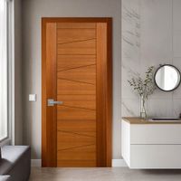 Puerta Enchapada Prisma Cedro Rt 40x800x2070 Dimfer