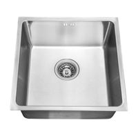 Lavadero de Cocina 1 Poza Trebol Oxford Small 44x44cm Acero Inoxidable