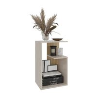 Mesa Lateral Everett Capri/Fresno 63.4x39.8x30cm Tuhome