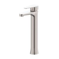 Mezcladora Monocomando de Lavatorio Alta Eco Acero Inoxidable Trebol