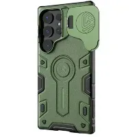 CASE Nillkin Camshield Armor Prop para Samsung S24 Ultra Verde
