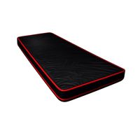 COLCHONETA PARA FITNESS GIMNASIA DE LONA OXFORD 1.5M ROJO