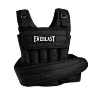 CHALECO LASTRE CON PESO 10Kg REGULABLE PARA CALISTENIA CROSSFIT COLOR NEGRO