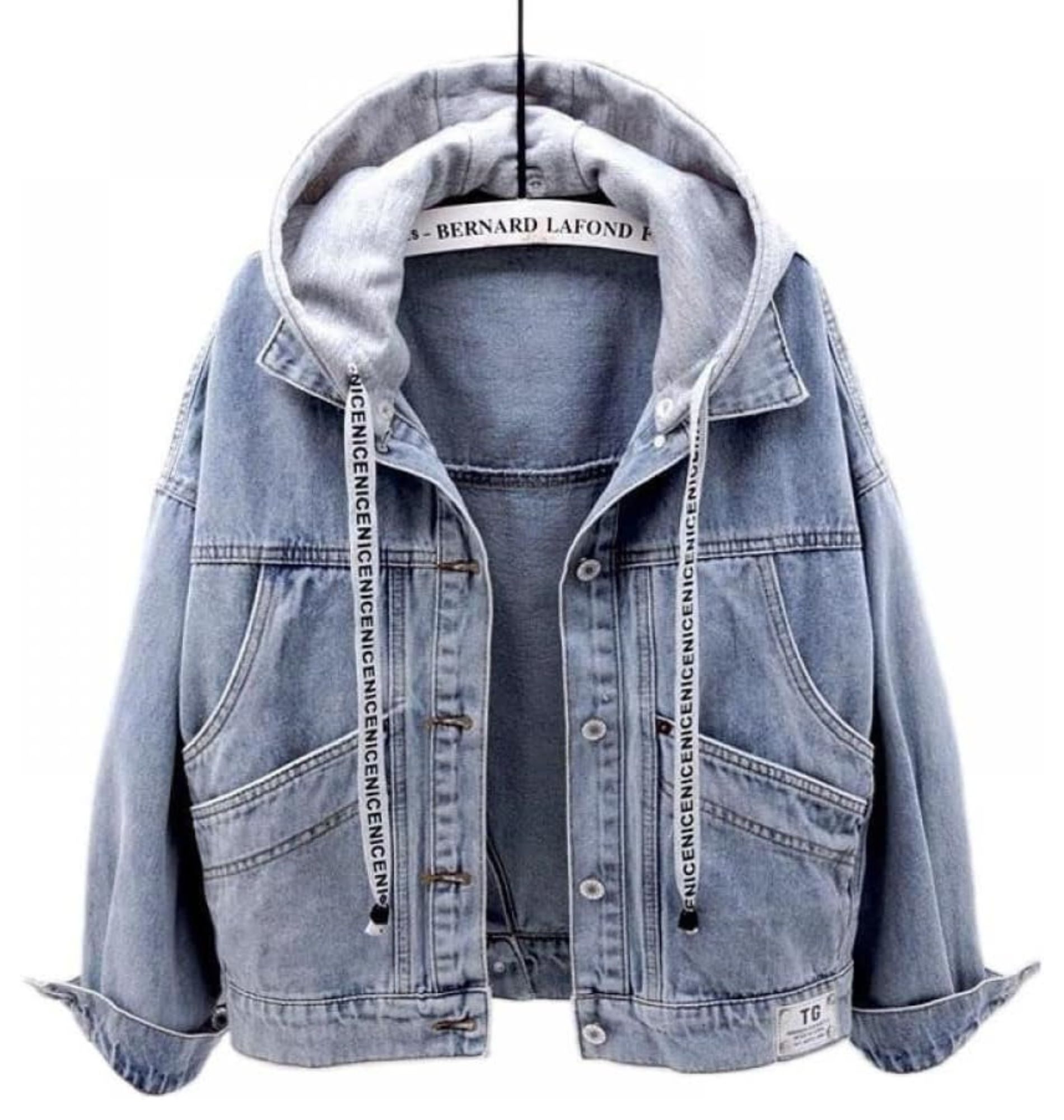 Casaca Jeans Mujer Celeste Talla 28
