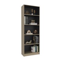 Estante 5 Niveles Home-E3 Cartagena/Wengue 180.6x62.8x29.9cm Tuhome