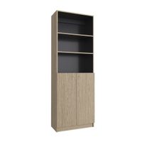 Estante 2 Puertas Home-E4 Cartagena/Wengue 180.6x62.9x31.4cm Tuhome