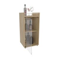 Bar Bajo 1 Pta Vidrio Theba Fresno 81.3x38.1x37.6cm Tuhome