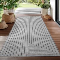 Alfombra Dark Grey Alvora 120x170cm Orange