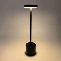 Lámpara de Mesa Decorativa Slim Black 34cm Ico