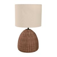 Lámpara de mesa Natural 1 Luz E27 60w Ikelite - Moderna