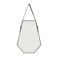 Espejo Decorativo Angular Negro 49x66cm
