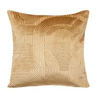 Funda de Cojín Terciopelo Dorado 40x40cm Orange
