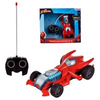 Vehículo Radio Control SPIDERMAN Con Pista