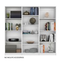 Combo Modular: 3 Estantes 13 Niveles Home Blanco