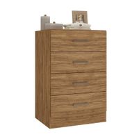 Cómoda Tokio 4 Cajones MDP Tabaco
