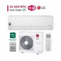 DUALCOOL Aire Acondicionado Lg Split De 24,000 BTU/H Inverter Frío/Calor