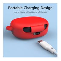 Funda Estuche Case de silicona para Xiaomi Buds 4 Lite Rojo