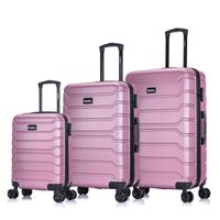 MALETAS DE VIAJE SET DE 3 TREND ROSADO